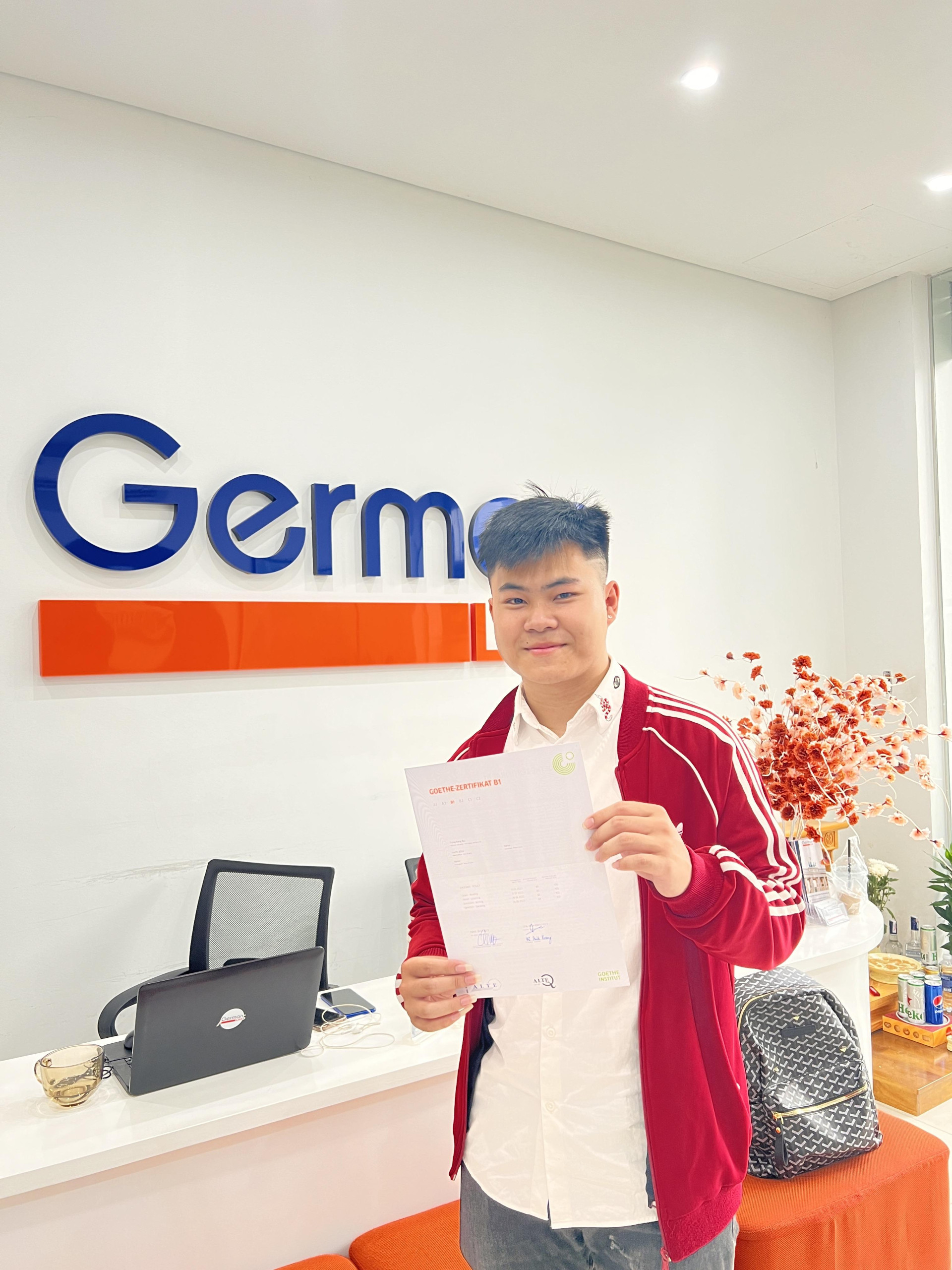 BÙI TRỌNG BẰNG        Bằng B1 Goethe