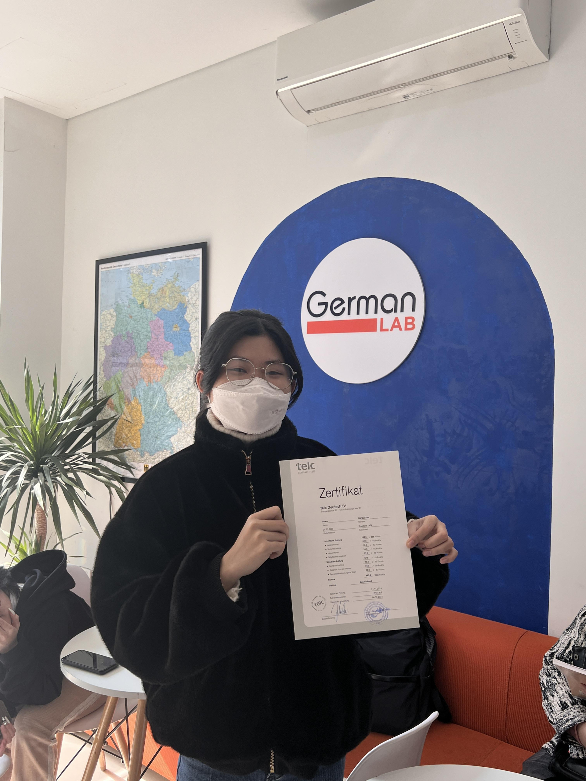 PHẠM THỊ MAI ANH        Bằng B1 TELC