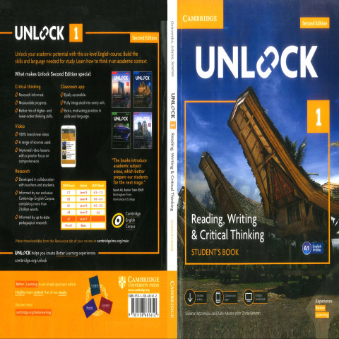 Giáo Trình Unlock 1,2,3,4,5 Active Book - Full Level